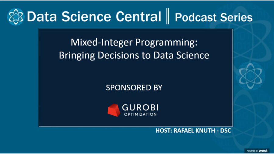 DSC Podcast Series: Mixed-Integer Programming: Bringing Decisions to Data Science – Vimeo thumbnail