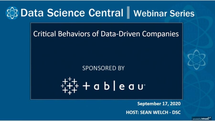 DSC Webinar Series: Critical Behaviors of Data-Driven Companies – Vimeo thumbnail