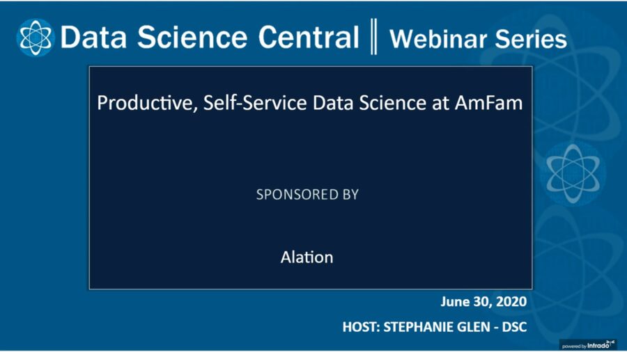 DSC Webinar Series: Productive, Self-Service Data Science – Vimeo thumbnail