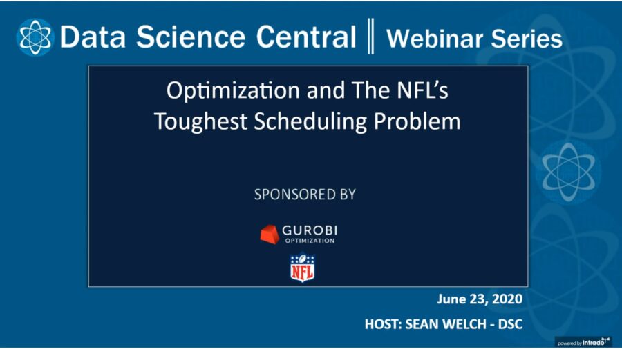 DSC Webinar Series: Optimization and The NFL’s Toughest Scheduling Problem – Vimeo thumbnail