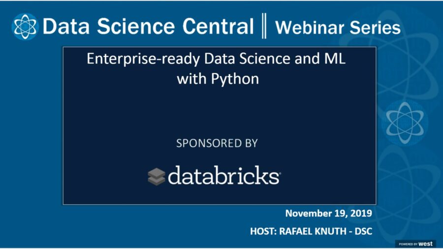 DSC Webinar Series: Enterprise-ready Data Science and ML with Python – Vimeo thumbnail