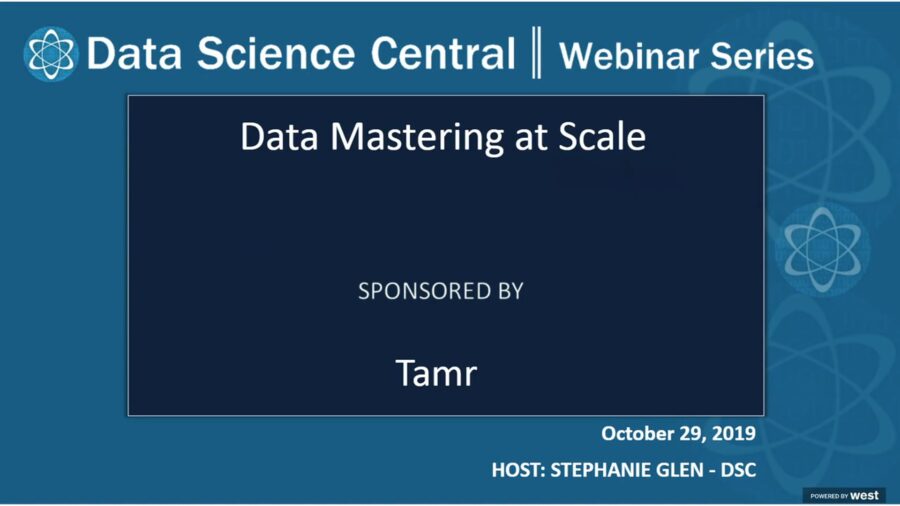 DSC Webinar Series: Data Mastering at Scale – Vimeo thumbnail