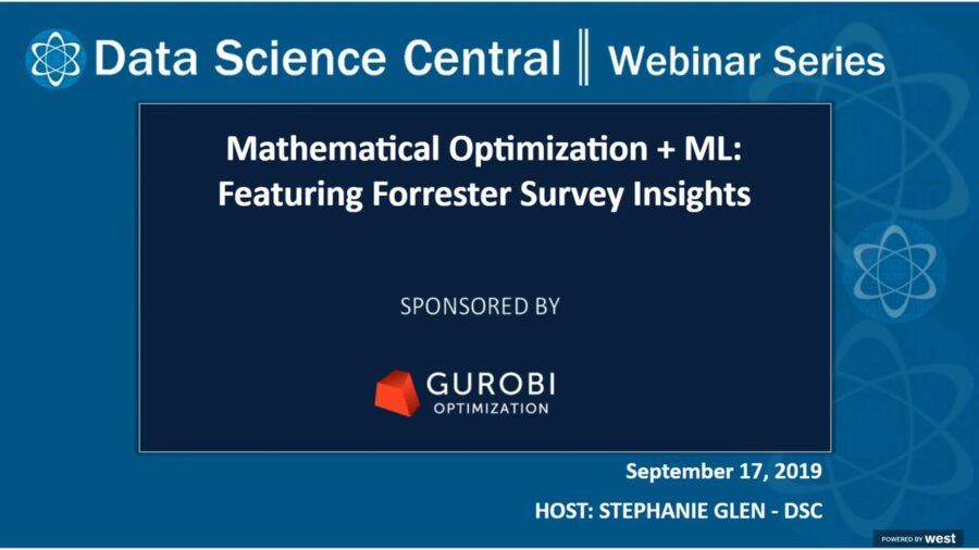 DSC Webinar Series: Mathematical Optimization + ML: Featuring Forrester Survey Insights – Vimeo thumbnail