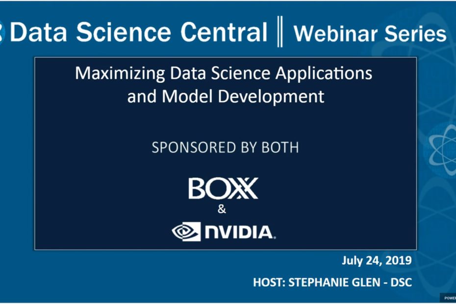 DSC Webinar Series: Maximizing Data Science Applications and Model Development – Vimeo thumbnail