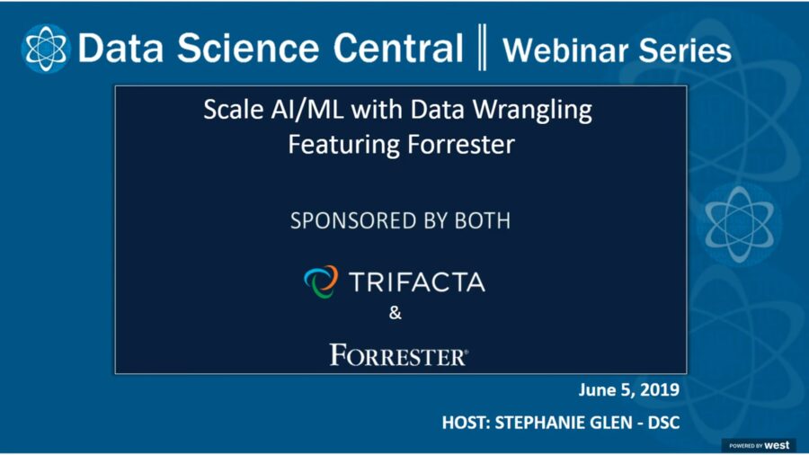 DSC Webinar Series: Scale AI/ML with Data Wrangling Featuring Forrester – Vimeo thumbnail