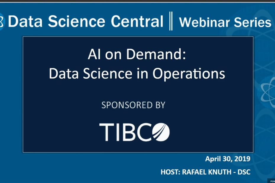 DSC Webinar Series: AI on Demand: Data Science in Operations – Vimeo thumbnail