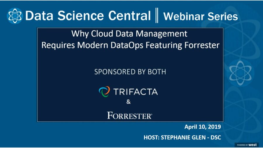 DSC Webinar Series: Why Cloud Data Management Requires Modern DataOps Featuring Forrester – Vimeo thumbnail