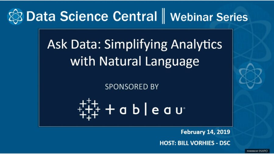 DSC Webinar Series: Ask Data: Simplifying Analytics with Natural Language – Vimeo thumbnail