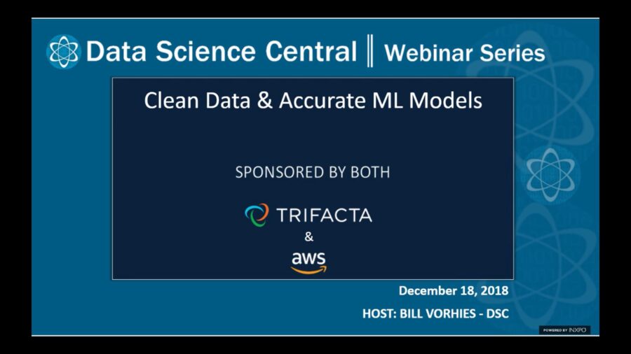 DSC Webinar Series: Clean Data & Accurate ML Models – Vimeo thumbnail