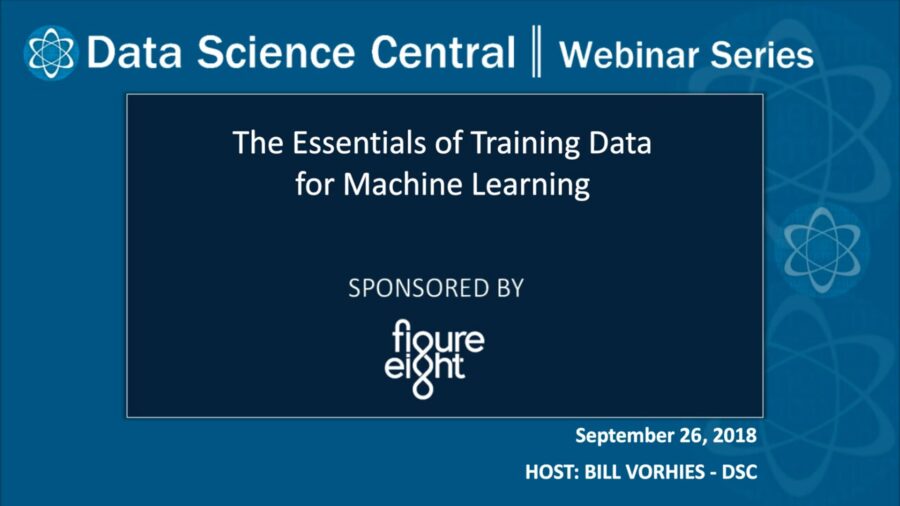 DSC Webinar Series: The Essentials of Training Data for Machine Learning – Vimeo thumbnail