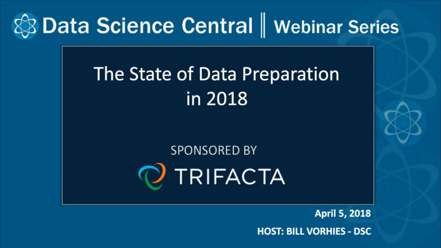 DSC Webinar Series: The State of Data Preparation in 2018 – Vimeo thumbnail