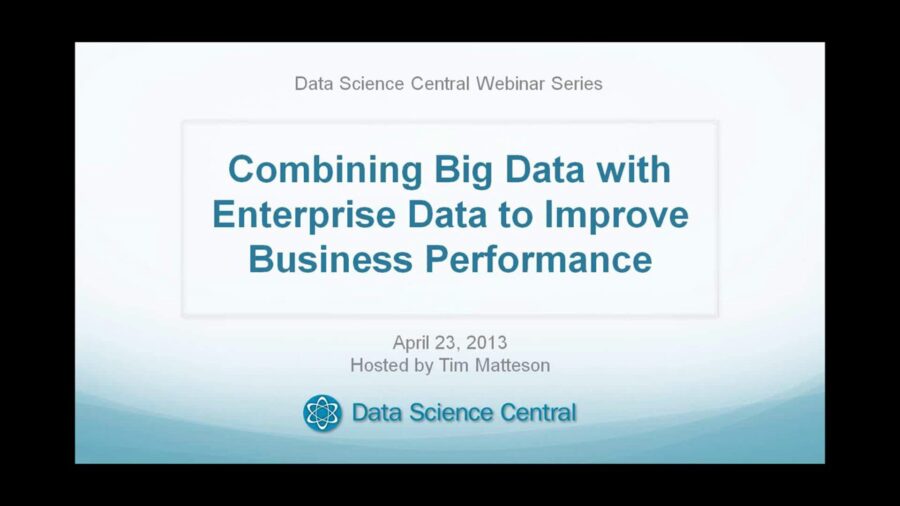 Combining Big Data with Enterprise Data to Improve Business Performance – Vimeo thumbnail