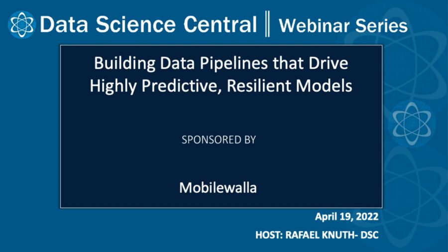 DSC Webinar Series: Building Data Pipelines that Drive Highly Predictive, Resilient Models – Vimeo thumbnail