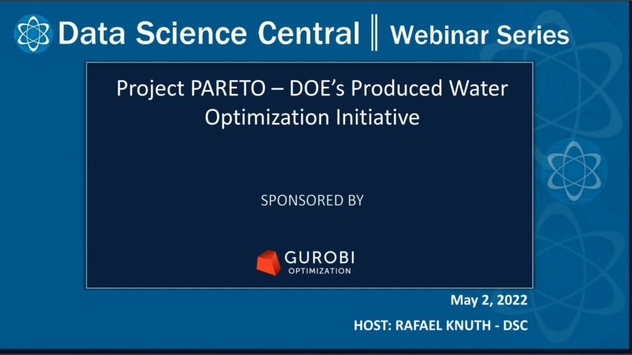 DSC Webinar Series: Project PARETO – DOE’s Produced Water Optimization Initiative – Vimeo thumbnail