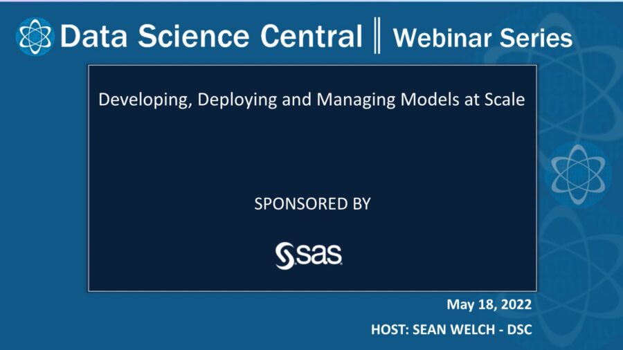 DSC Webinar Series: Developing, Deploying and Managing Models at Scale – Vimeo thumbnail