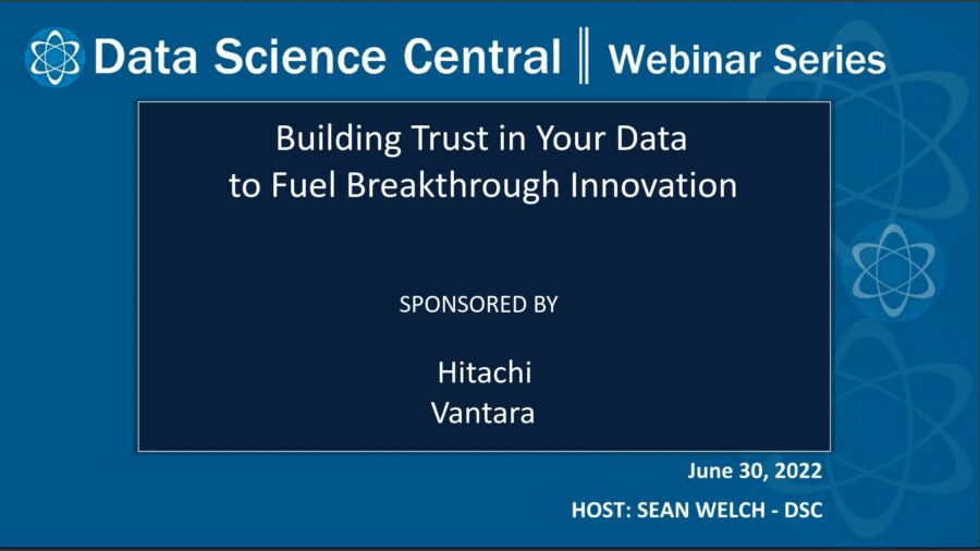 DSC Webinar Series: Building Trust in Your Data to Fuel Breakthrough Innovation – Vimeo thumbnail