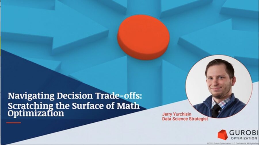 DSC Podcast Series – Navigating Decision Trade offs – Scratching the Surface with Math Optimization.mp4 – Vimeo thumbnail