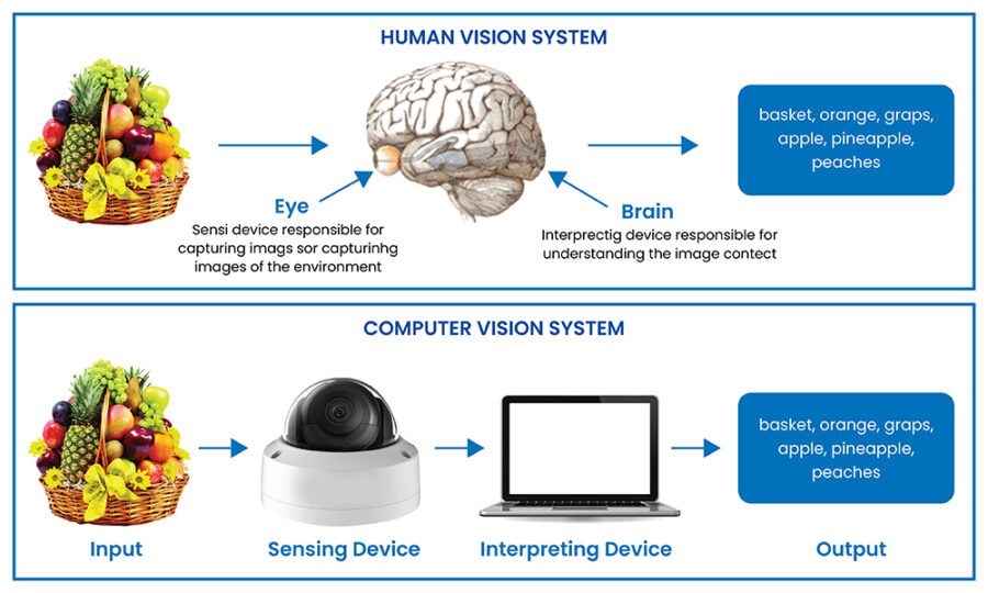 human vision vs computer vision